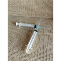 ーマッサージ Large Plastic Syringe for Scientific Labs 2 Pack Measuring Syringe Tools Dispensing Multiple Uses (20 ml)